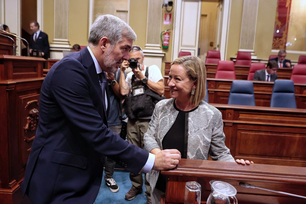 Segunda sesión del debate de investidura en el Parlamento de Canarias