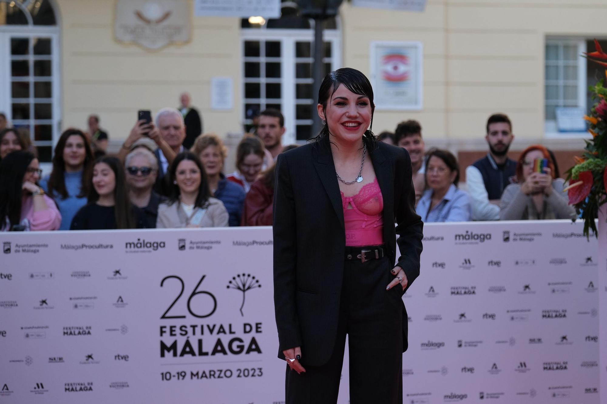 Las imágenes de la alfombra roja de la gala inaugural del 26 Festival de Málaga