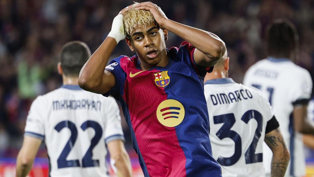 La alineación del FC Barcelona frente al Inter