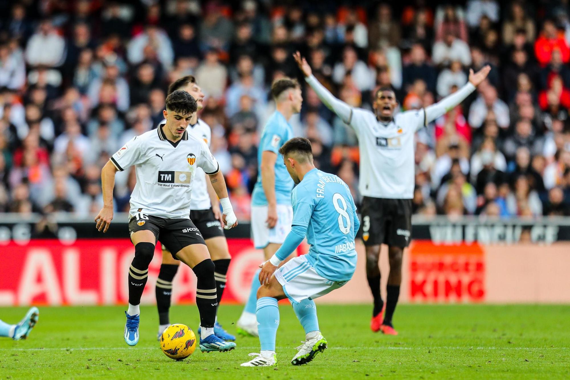 Las mejores imágenes del Valencia-Celta