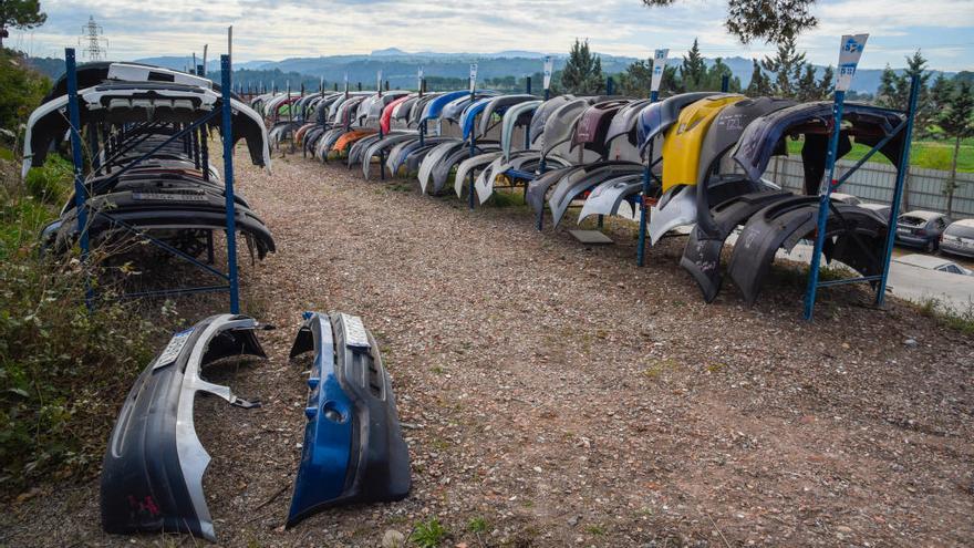 Campa de vehicles de Desguaces del Bages