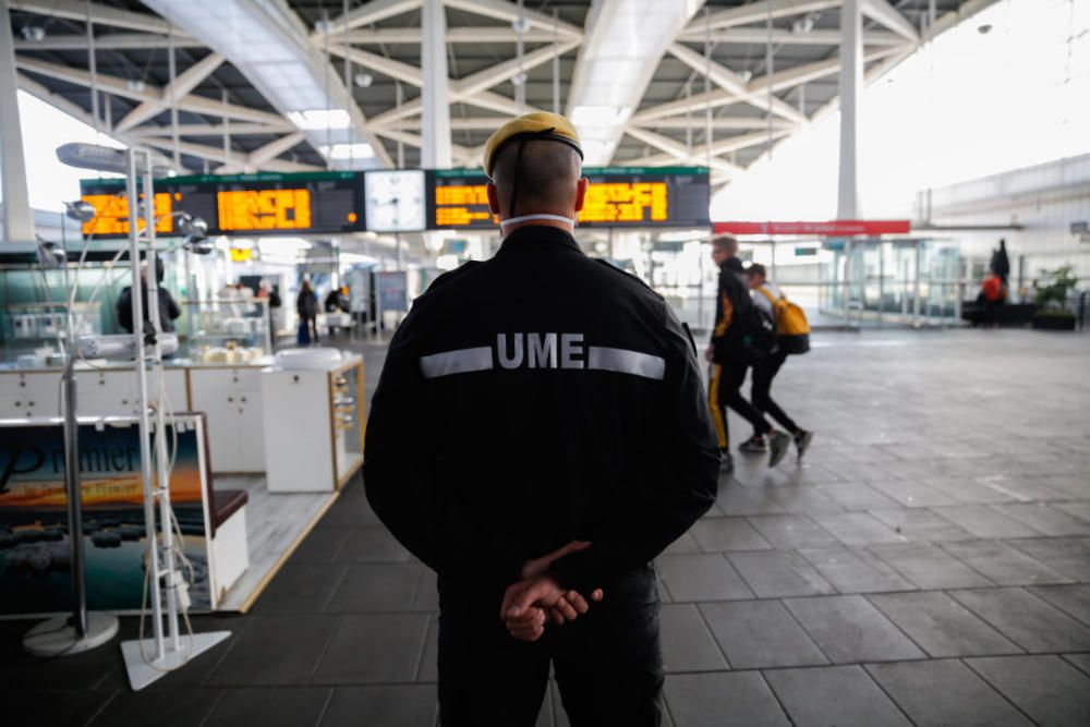 La UME se despliega en València por el coronavirus