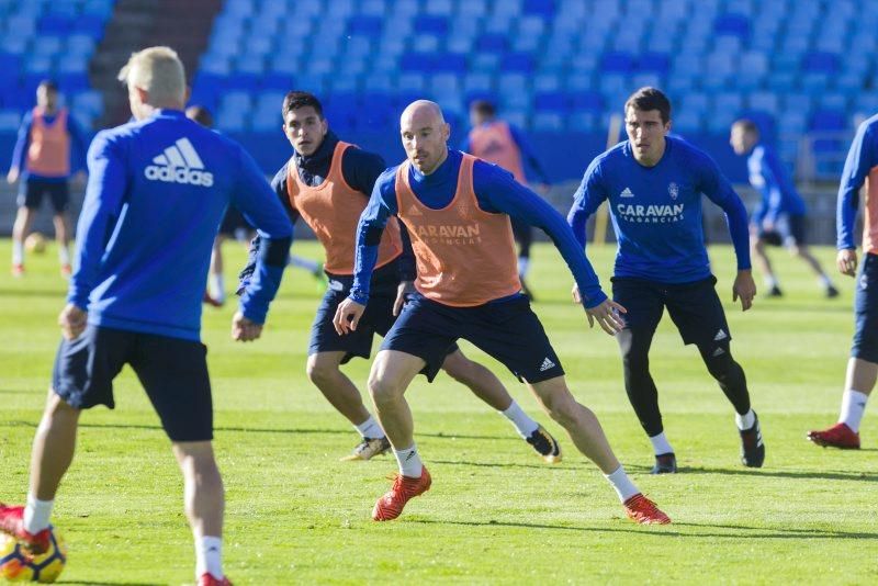 Entrenamiento de puertas abiertas del Real Zaragoza