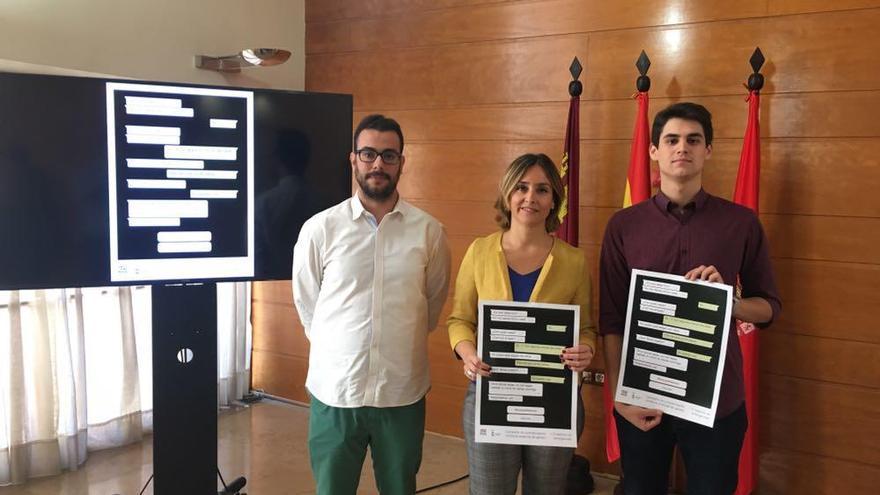 Presentación, ayer, de la campaña contra la violencia machista.