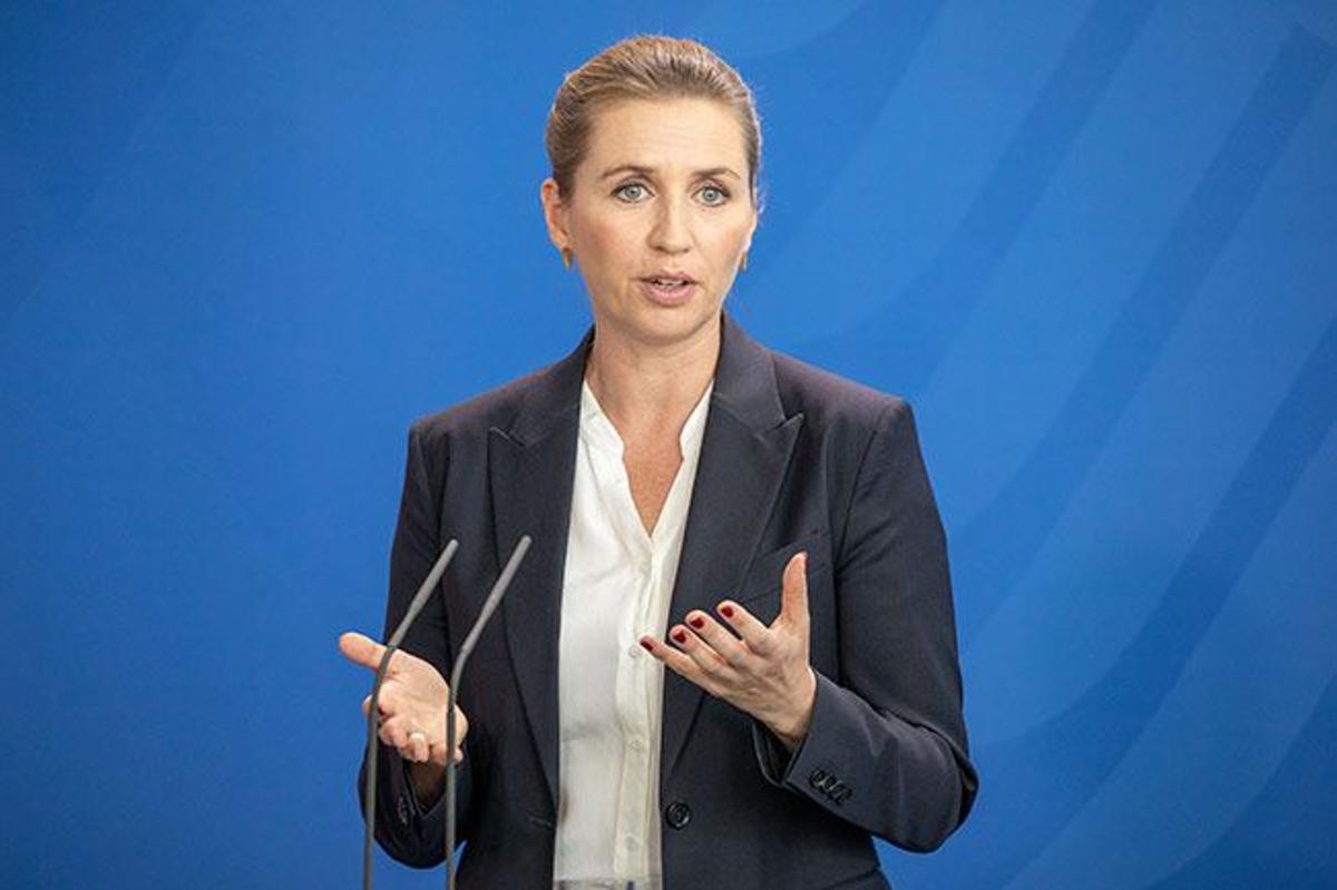 La primera ministra Mette Frederiksen