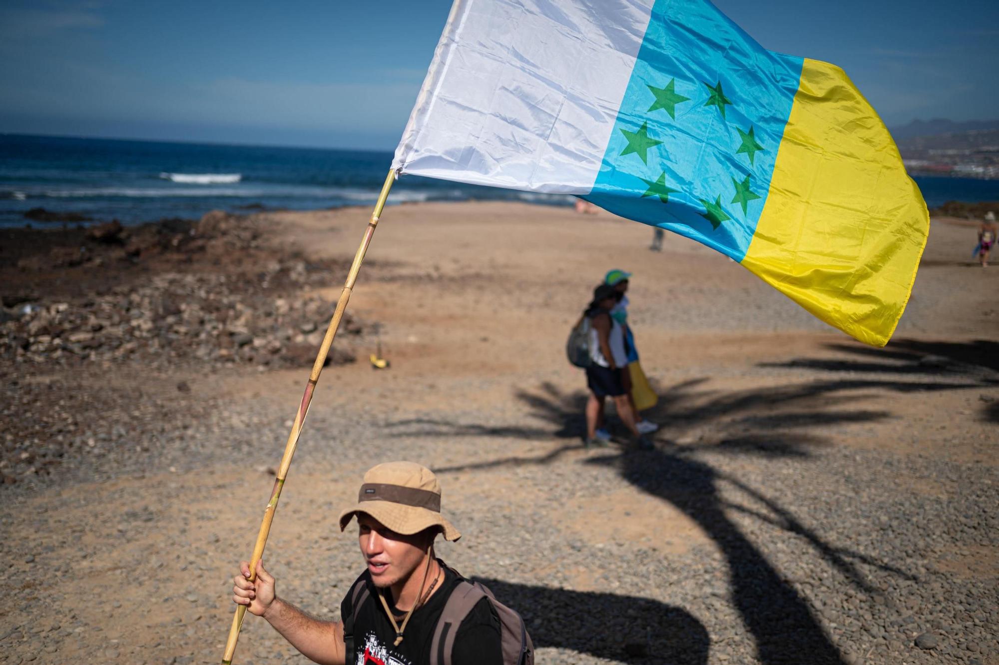 Todas las imágenes de la manifestación del 20-O en Tenerife