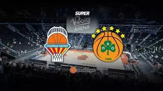 Directo: Valencia Basket - Panathinaikos BC: los playoffs de la Euroliga, en vivo
