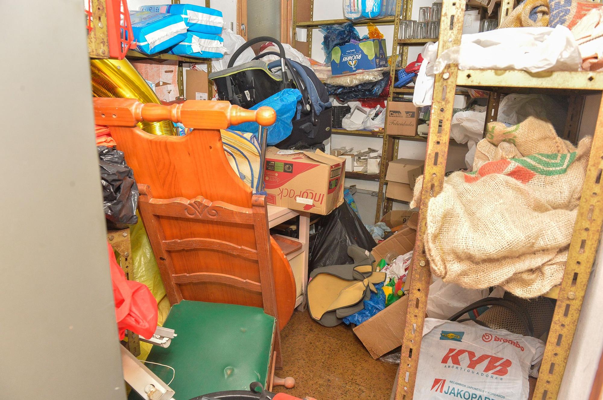 Consecuencias del temporal en el barrio de Las Mesas