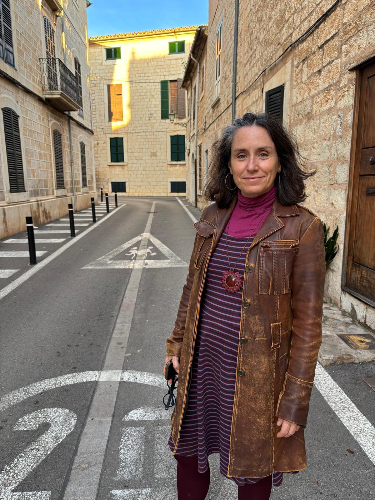 Marta González, de Binissalem, posa para este reportaje.