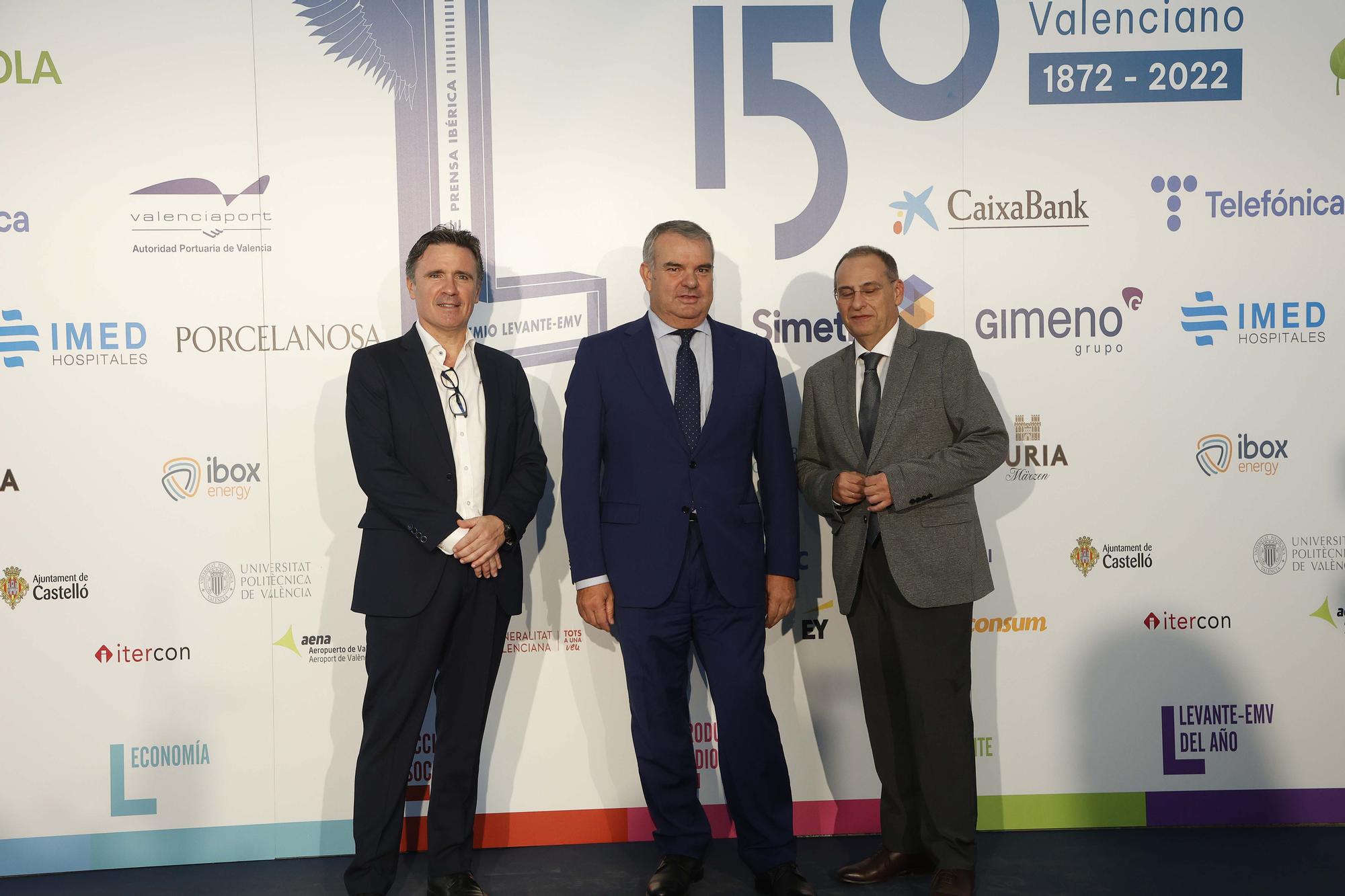 Todas las fotos de la gala de entrega de los premios Levante-EMV - 150 Aniversario