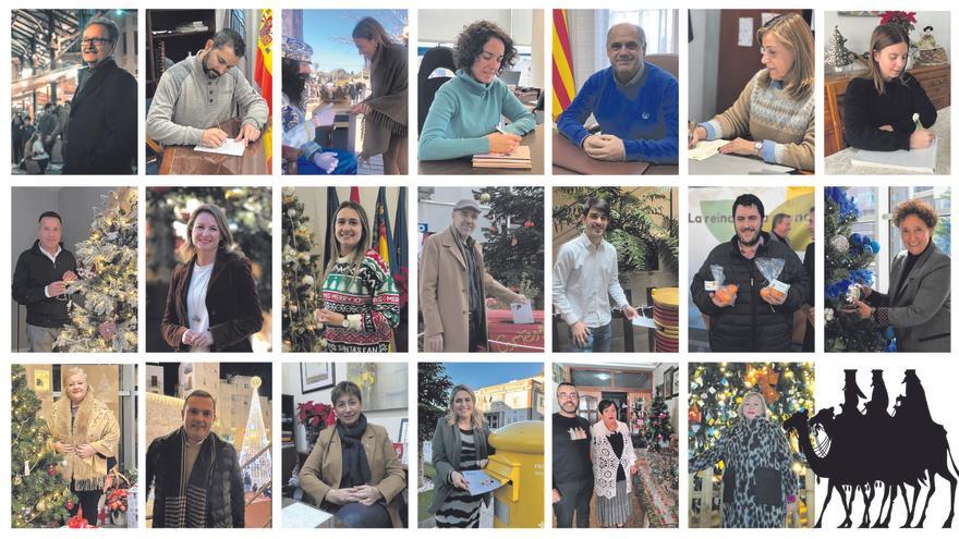 20 alcaldes de Castellón envían sus cartas a los Reyes Magos con sus deseos para el 2024