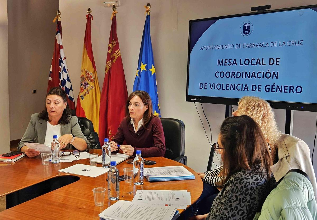 Mesa Local de Coordinación de Violencia de Género, celebrada en Caravaca