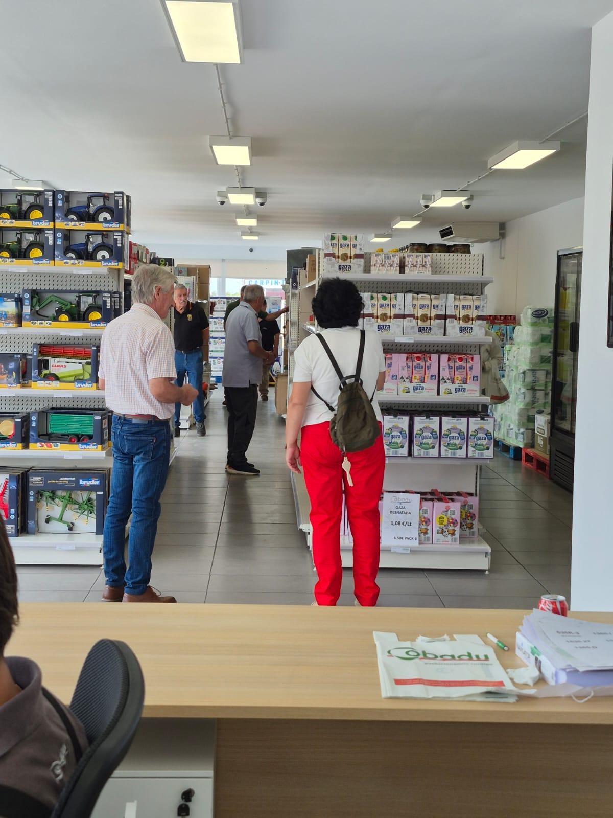 Interior de la tienda