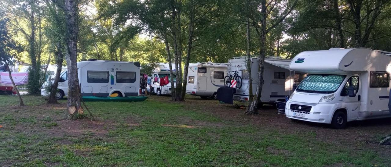 Un encuentro de campers organizado en las instalaciones de A Praíña. |