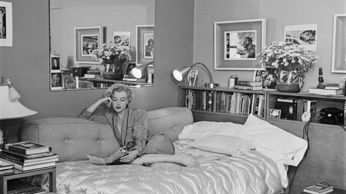 Marilyn Monroe leyendo poesia y prosa de Heinrich Heine