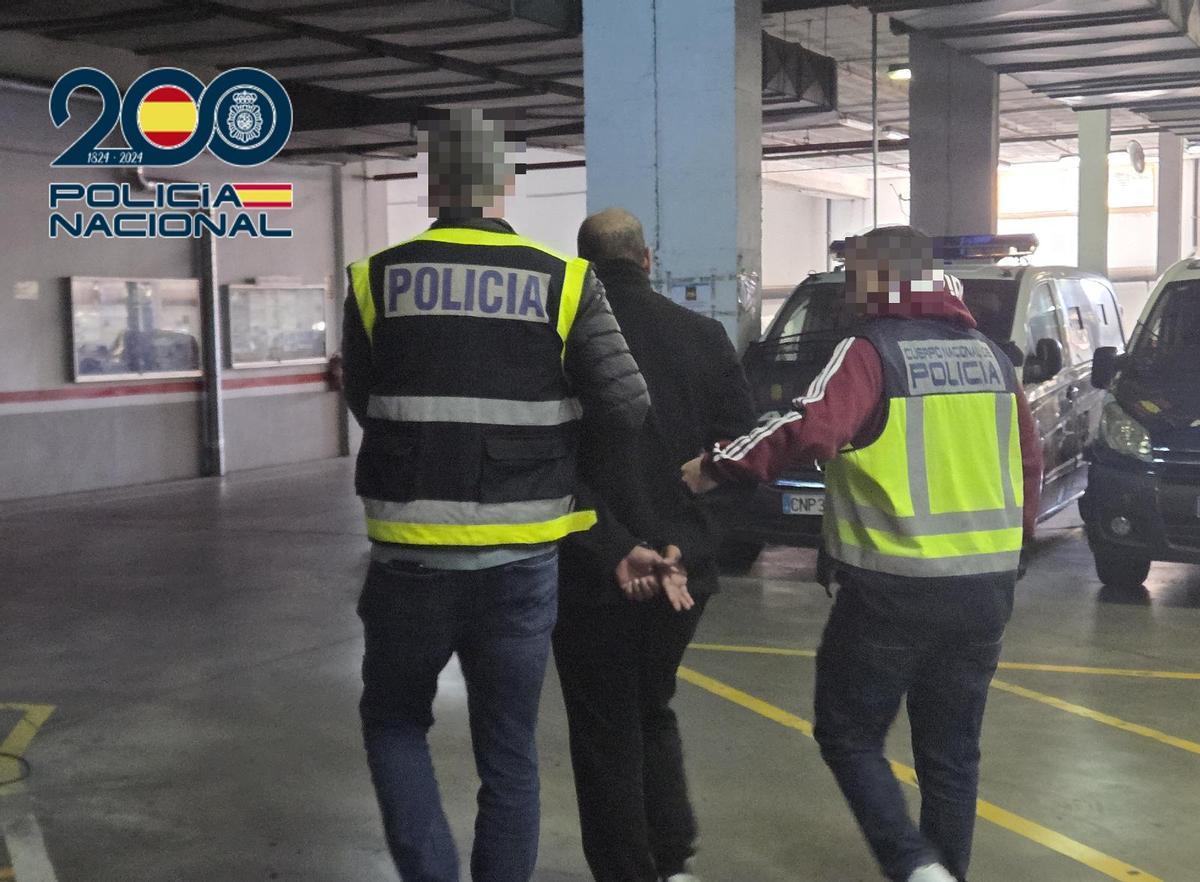 Traslado del detenido.