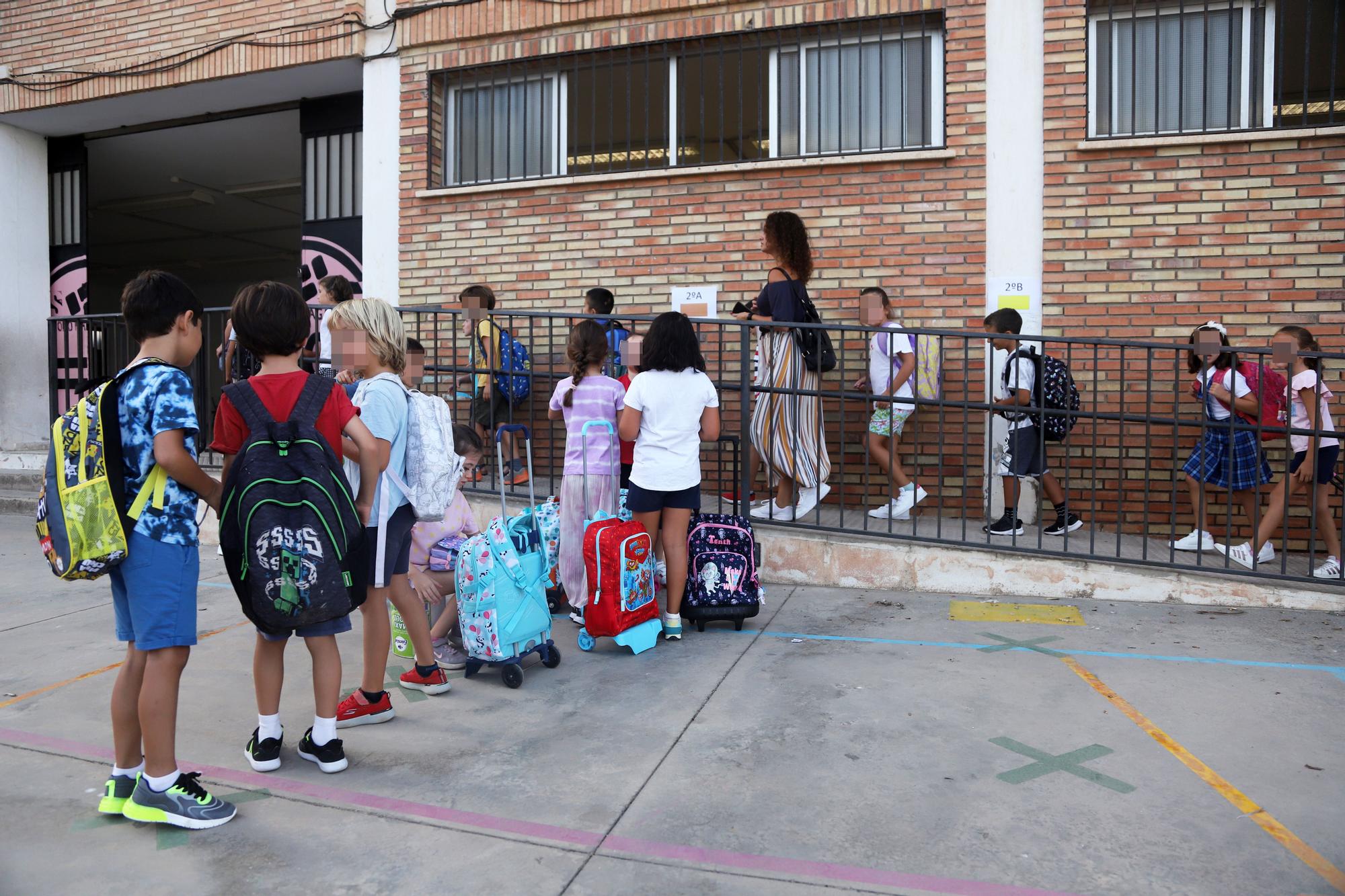 El inicio del curso escolar 22/23 en Málaga, en imágenes