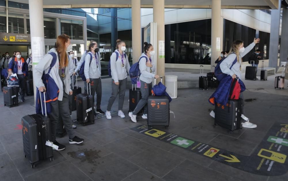 Así fue la llegada del Valencia Basket a Manises