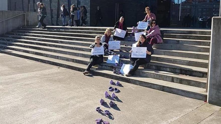 Acto del movimiento feminista 8-M &quot;contra la justicia patriarcal&quot;