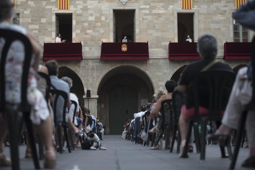 Manresa inicia la festa major que ningú no podia imaginar