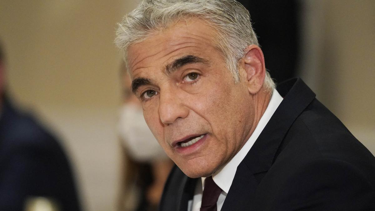 El ministro de exteriores israelí en una visita a Roma donde estuvo con Anthony Blinken.