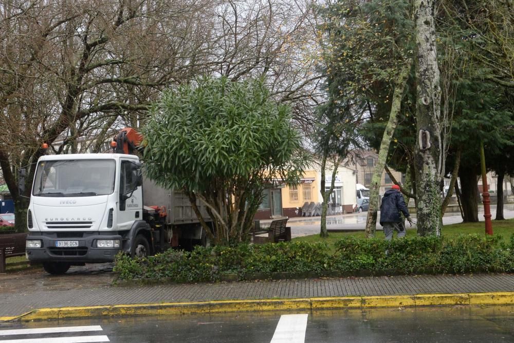 Temporal en Arousa