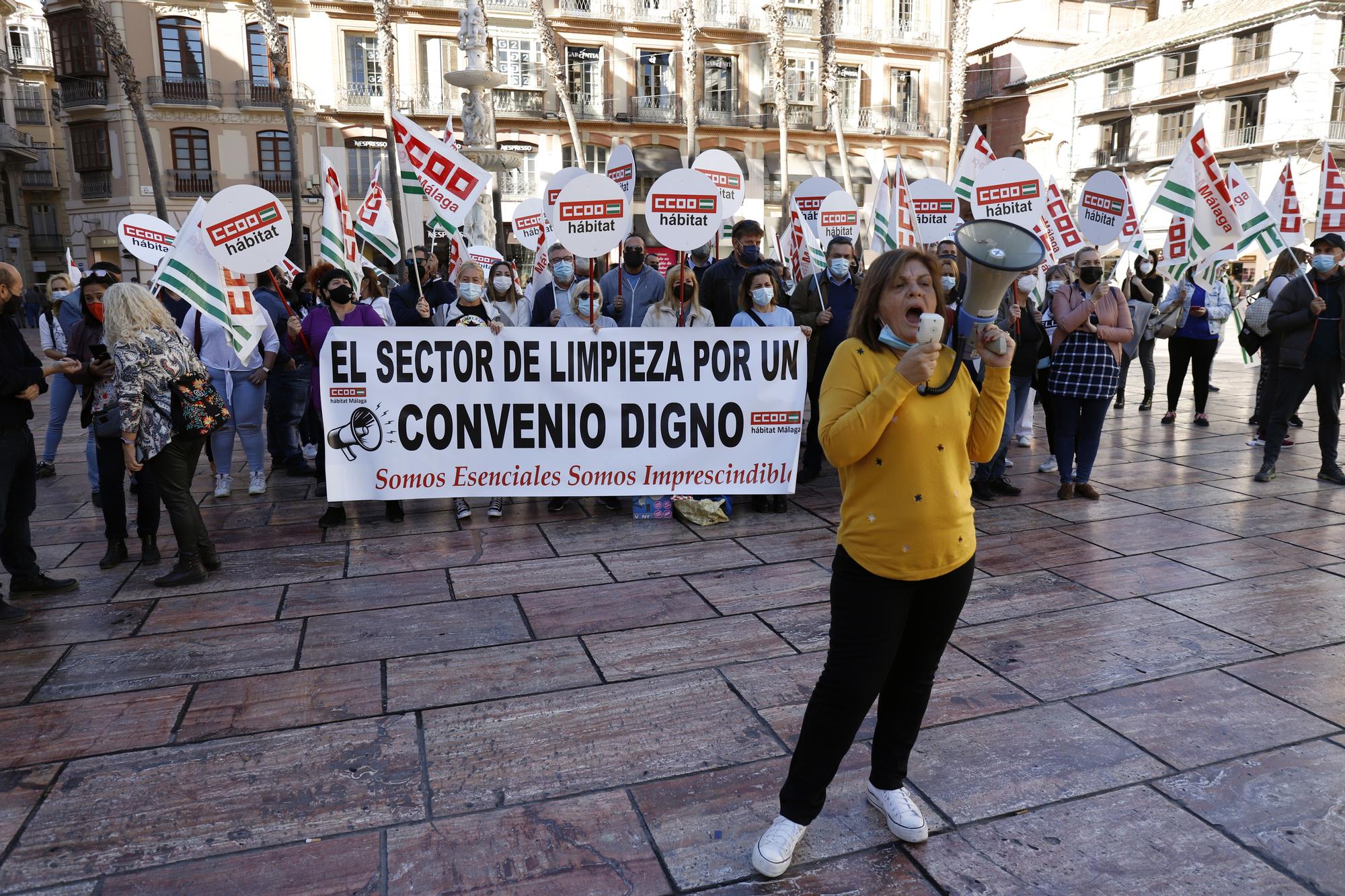 COO exige un convenio "digno y justo" para el sector de la limpieza de la provincia de Málaga