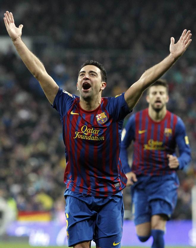 1-3 (10-12-2011) Xavi marcó el segundo gol azulgrana