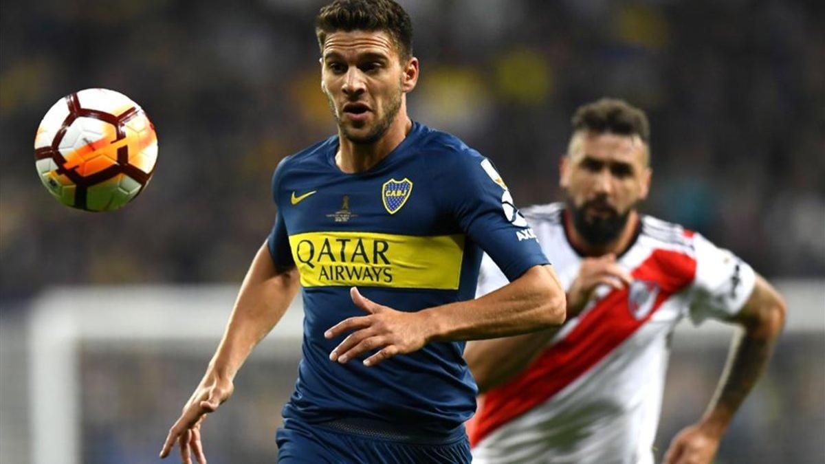 Magallán, durante la final de Libertadores