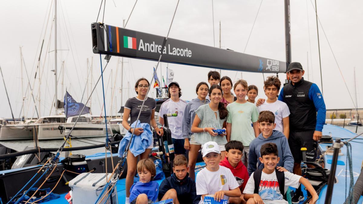 Marina Rubicón acerca la vela de alta competición a las nuevas generaciones en el marco de la 52 SUPER SERIES