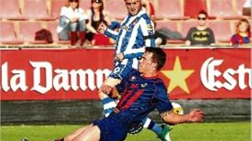 Canal amb Sergio García al Llagostera-Espanyol de Copa Catalunya.