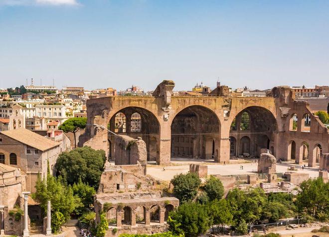 Basilica de Majencio, Foro Romano