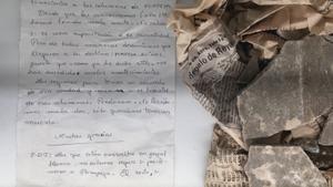 Carta de uno de los españoles afectados por la ’maldición’ de Pompeya.