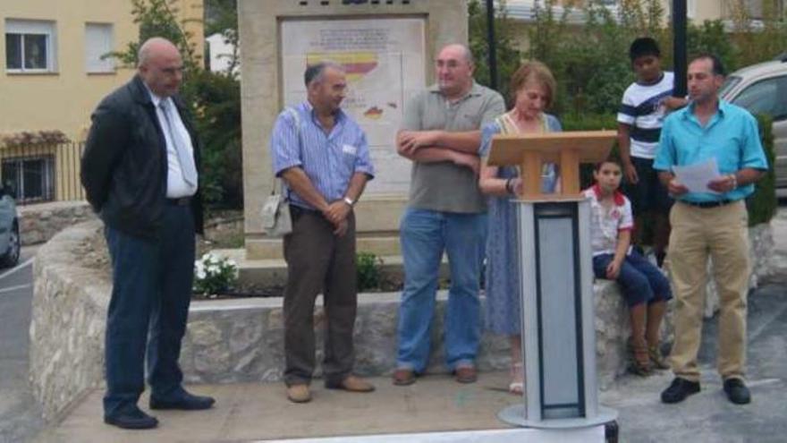 Inauguración del monumento a los repobladores mallorquinos, en imagen de 2010.