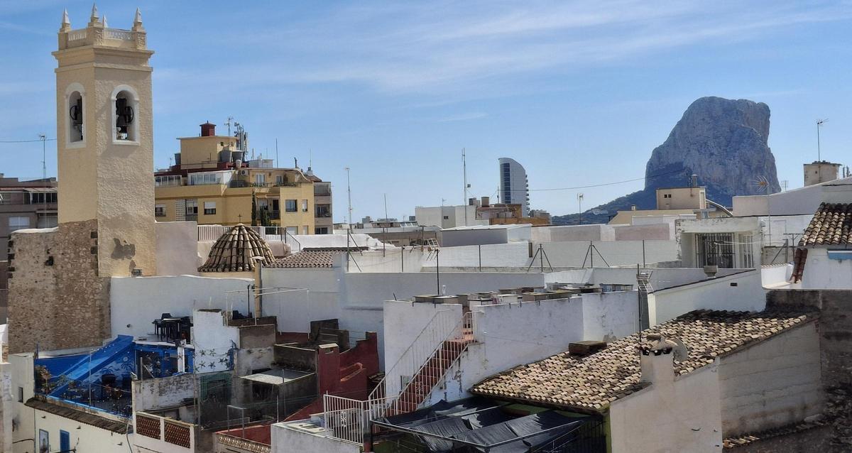 Imagen del casco antiguo de Calp