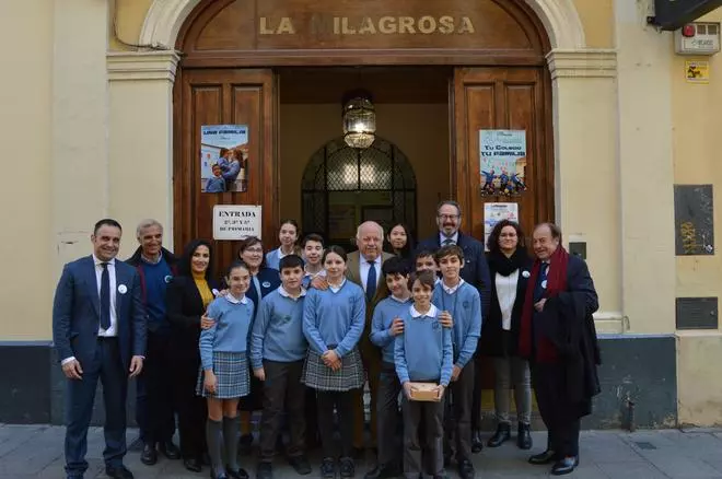 Jesús Aguirre respalda la campaña del colegio La Milagrosa para ayudar a enfermos de Alzheimer