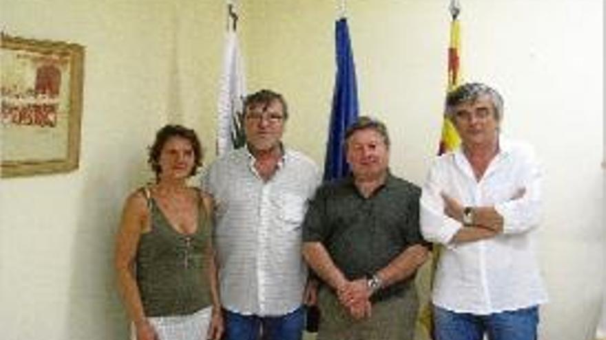 Els quatre membres de l&#039;equip de govern de Camallera.