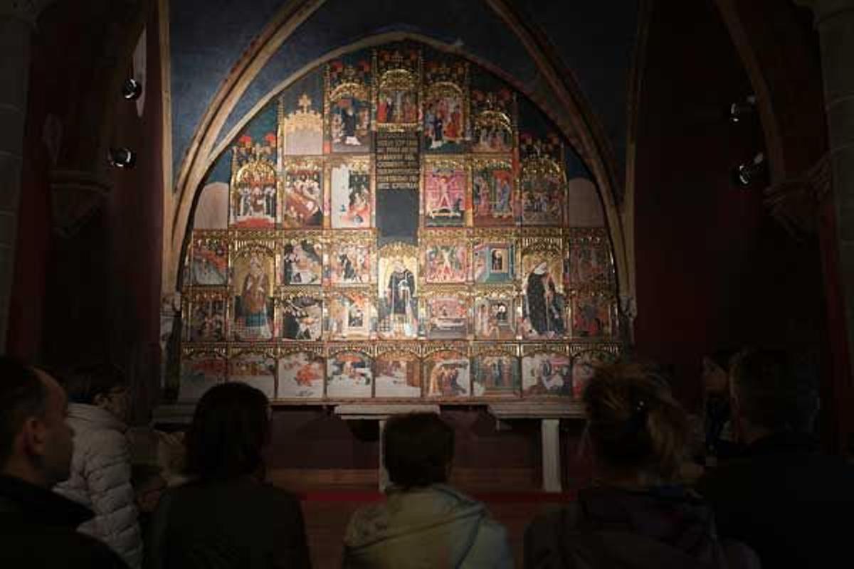 La catedral de Tarazona exhibe en su interior aderezos mudéjares.