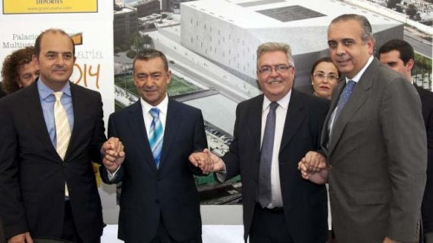 Firma del convenio de desarrollo de la sede del Mundobasket 2014