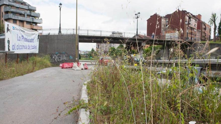 El puente de la Ronda Sur que se perforará para enlazar con la Senda.