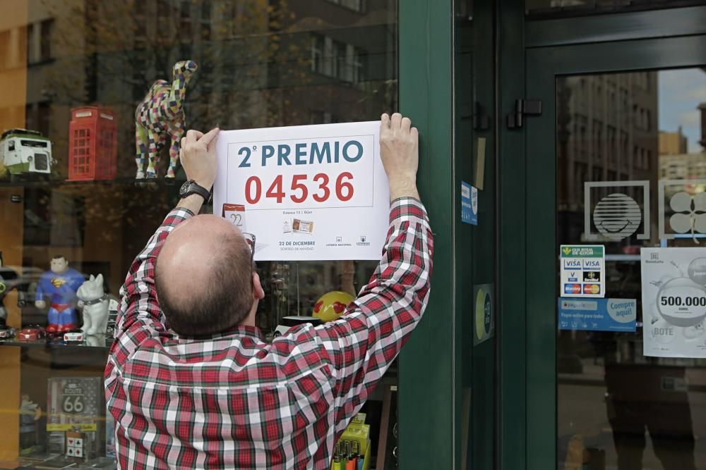 Lotería de Navidad en Asturias