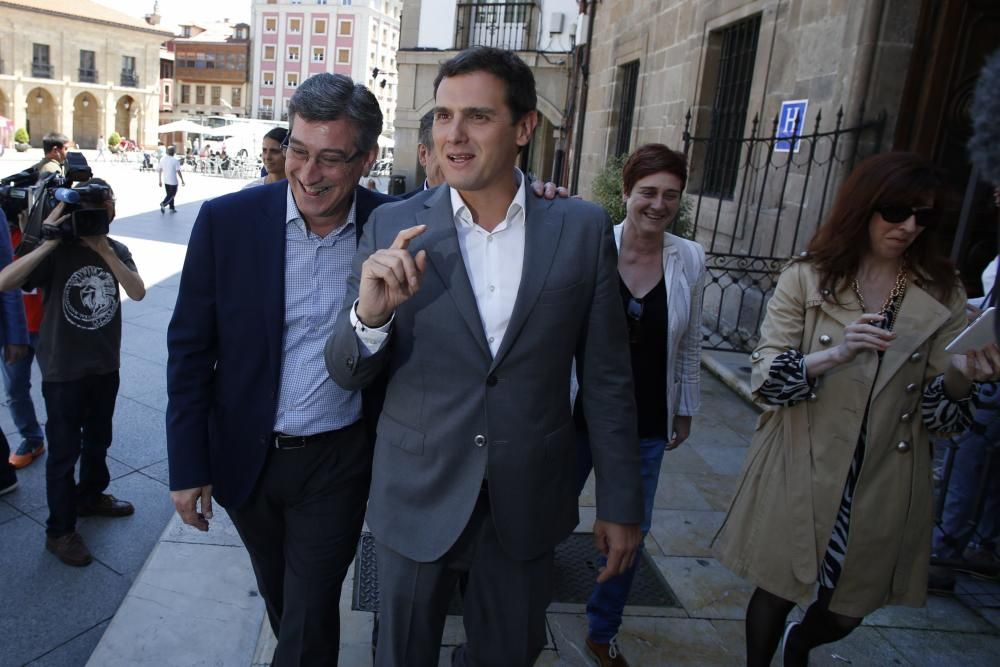 Acto electoral de Albert Rivera en Avilés