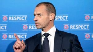 Aleksander Ceferin, presidente de la UEFA