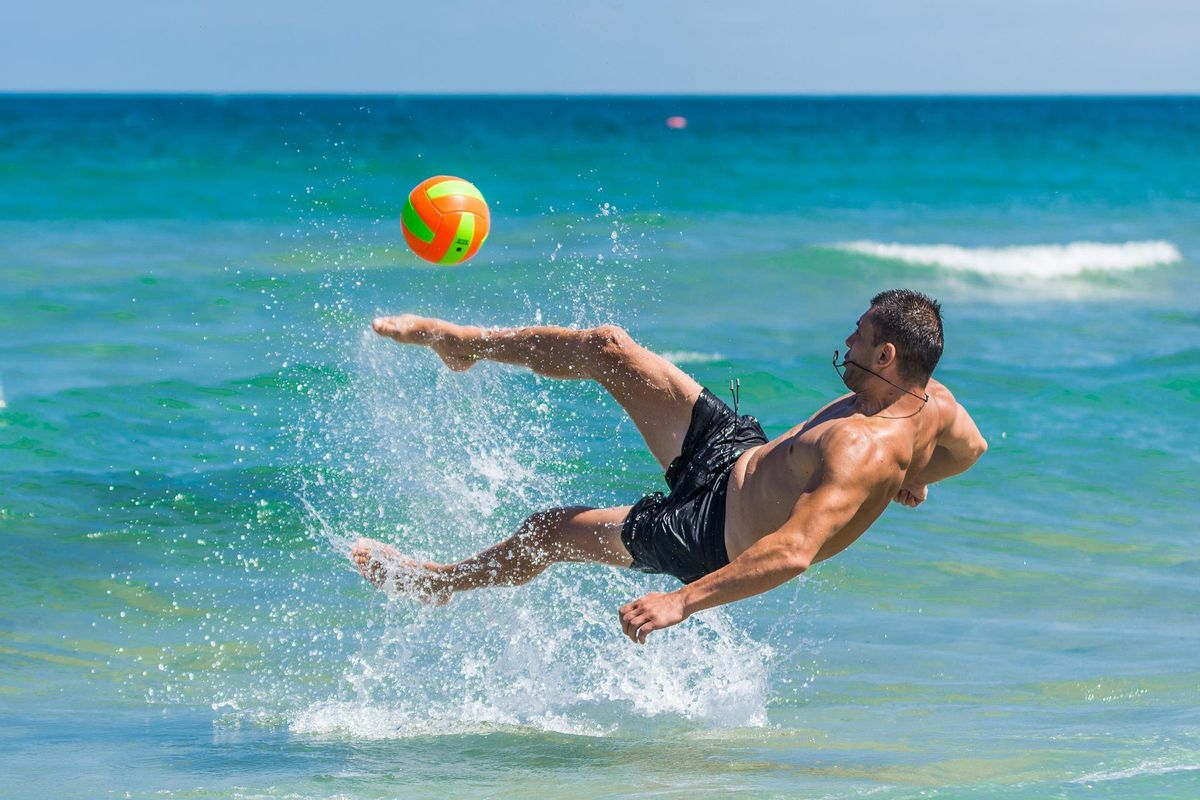 Aprovecha la playa para hacer ejercicio durante el fin de semana.