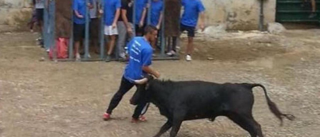 Imagen de una de las últimas celebraciones de ‘bous al carrer’ en Sorita.