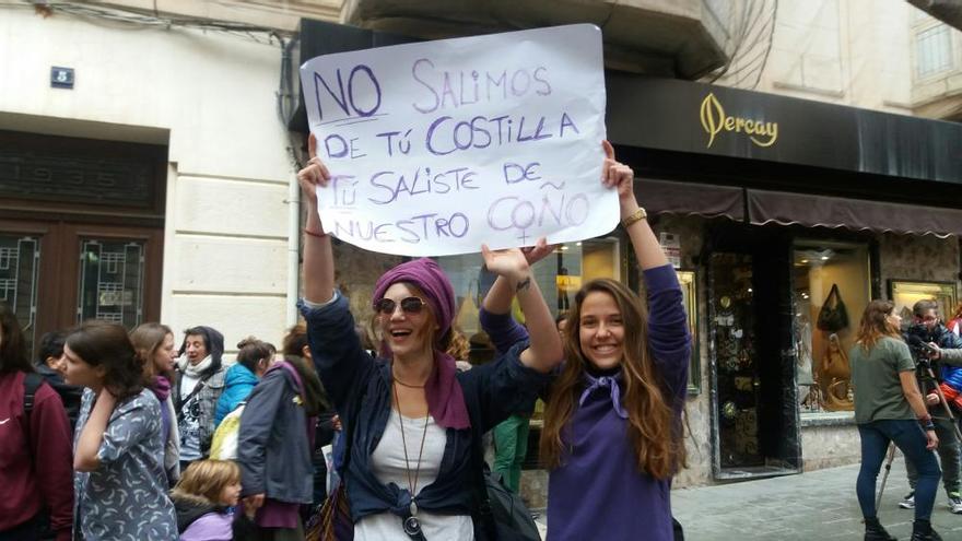 Manifestación en Palma por el Día Internacional de la Mujer