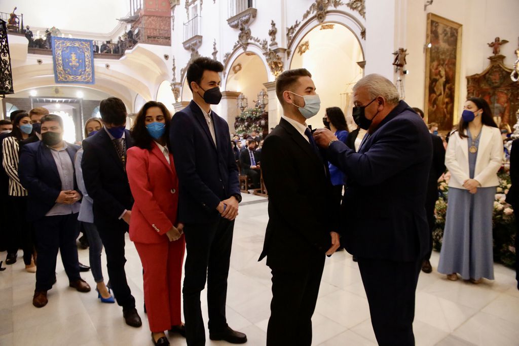 San Francisco acoge la misa en honor de la Dolorosa del Paso Azul de Lorca