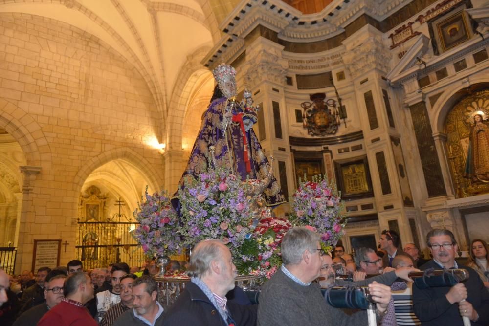 La Fuensanta llega a la Catedral