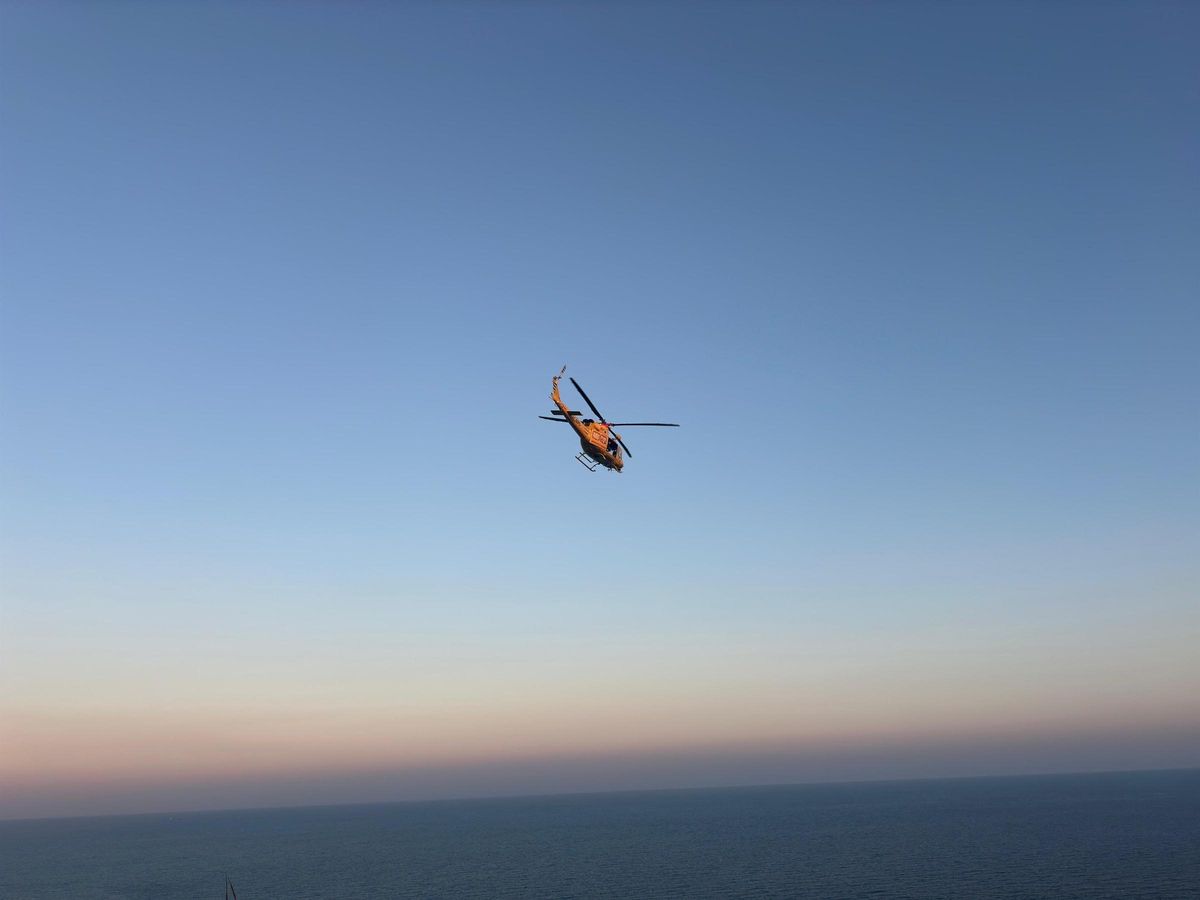 Otra imagen del helicóptero Alpha 1