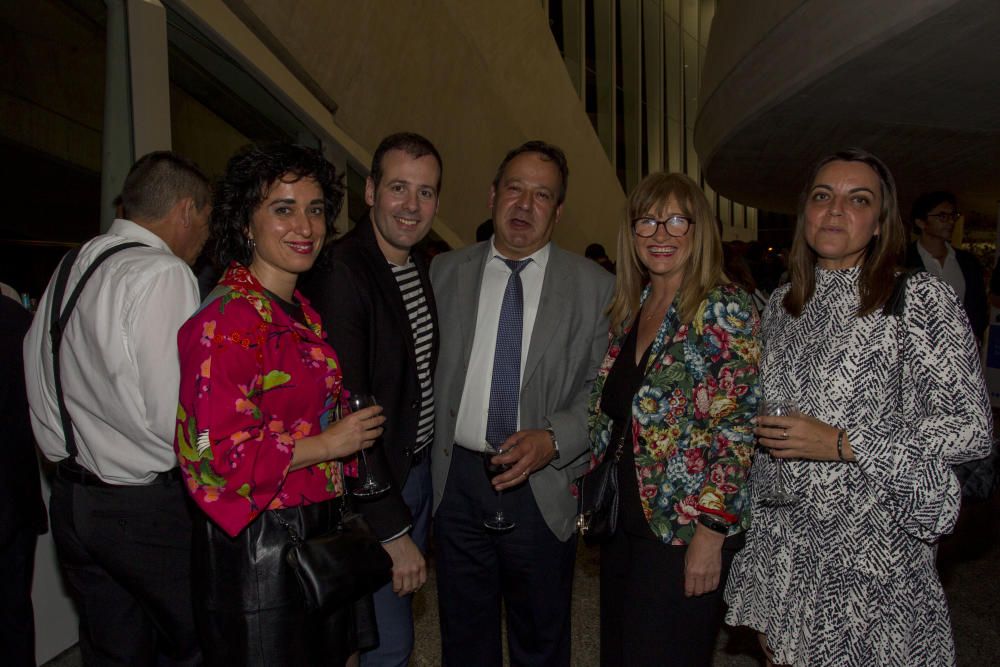 Rosa Domínguez, Miquel Suay, Vicent Sarrià, Cristina Moreno y Anaïs Menguzzatto